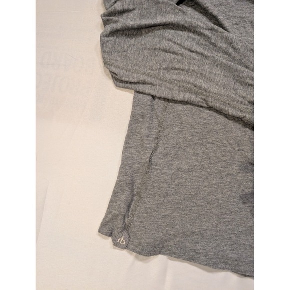 Rag & Bone Mens 2XL Long Sleeve Henley Shirt Heather Grey Spring 100% Cotton - Picture 11 of 12